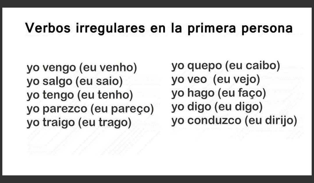 Verbos Irregulares em Espanhol: Domine-os e Impressione Seus Amigos!